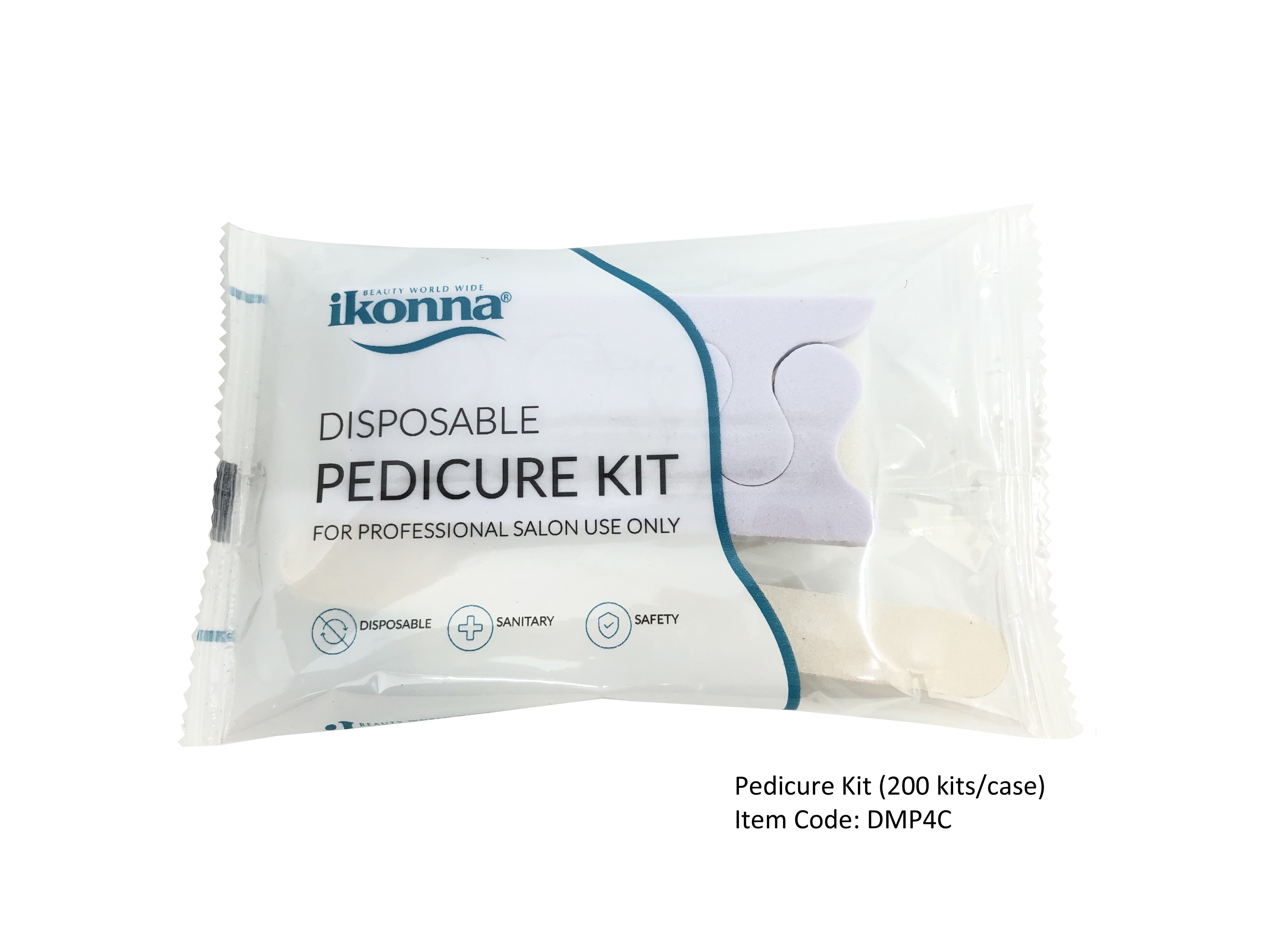 200 bags / Case 4in1 Disposable Pedicure kit (Blue or White)