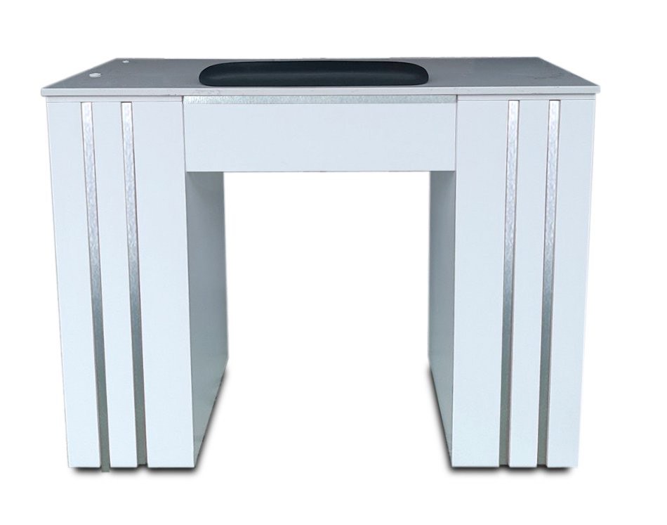 Nail Table TDL (Solid Gray/ Aluminum Lines)