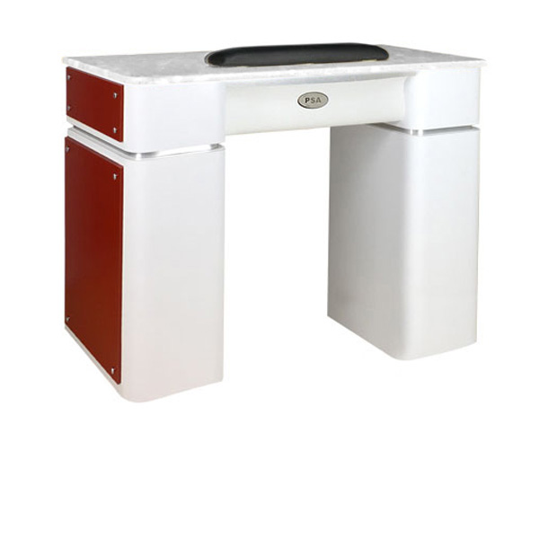 Nail Table T-39 Single (White / Burgundy)