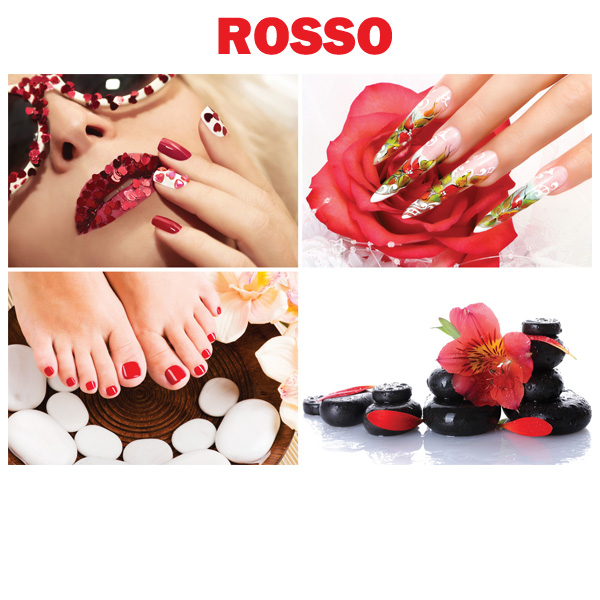 Canvas ROSSO - Set of 4pcs