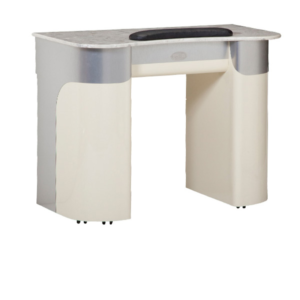 Nail Table T-108 (Beige / Aluminum)