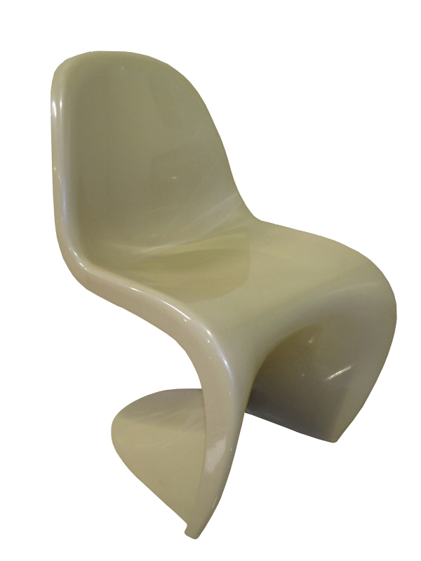 Fiberglass Waiting Chair WC001 - Coffee