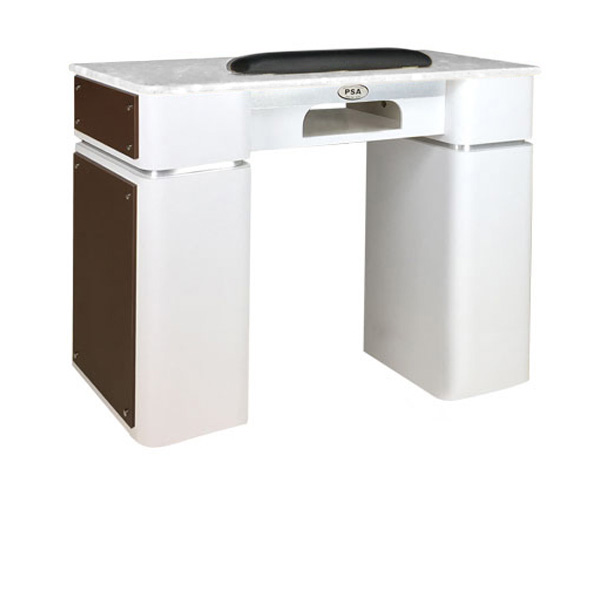 Nail Table T-39 Single (White / Chocolate) with Gel Hole