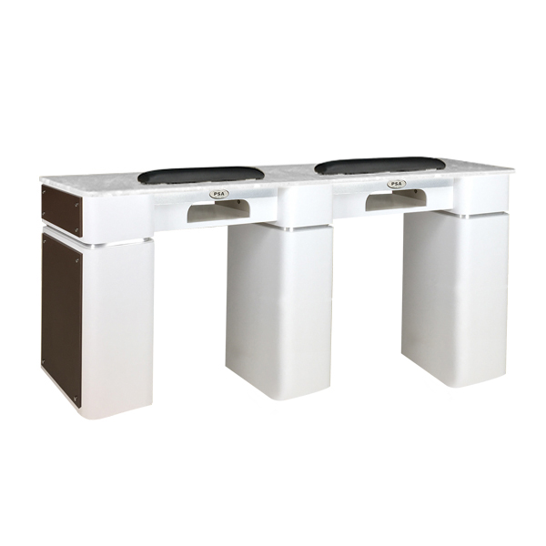Nail Table T-39 Double (White / Chocolate) with Gel Hole